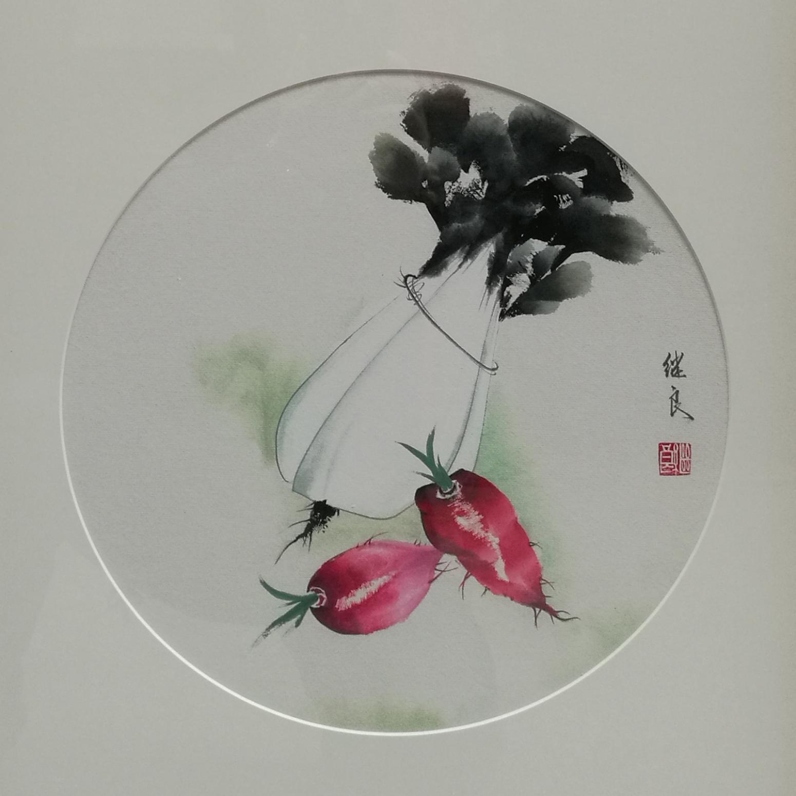 徐繼良國畫作品《【百財圖】作者徐繼良》【圖0】