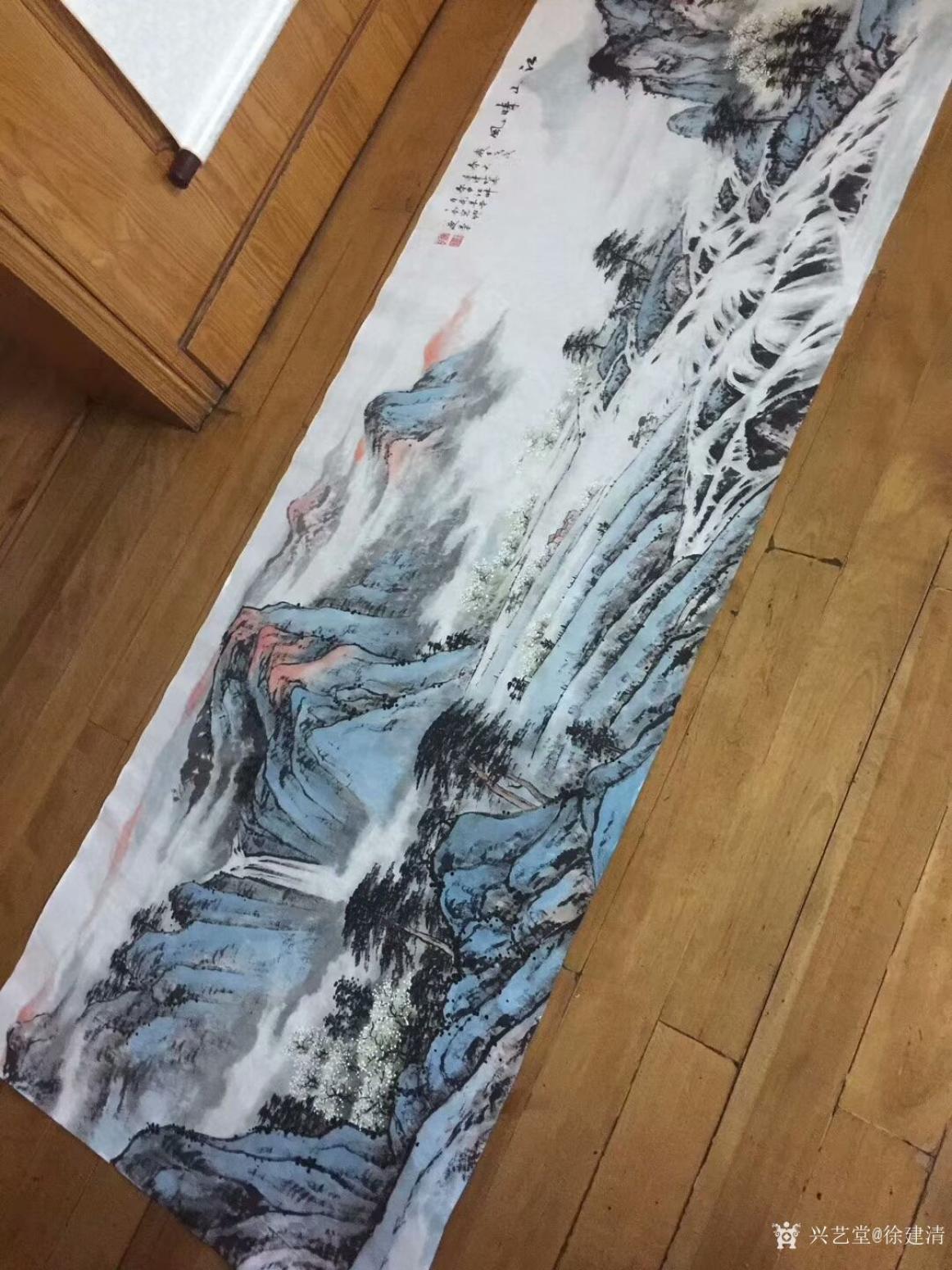 徐建清國畫作品《江山風(fēng)晴》【圖0】