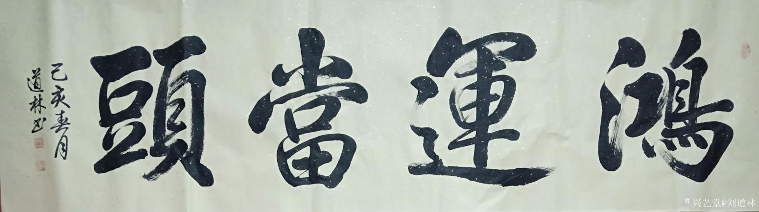 劉道林書(shū)法作品《鴻運(yùn)當(dāng)頭》