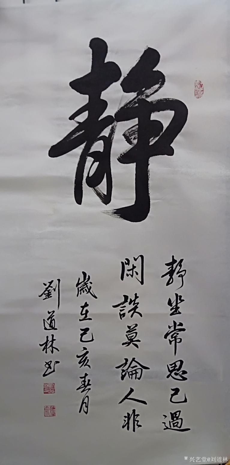 劉道林書法作品《靜》