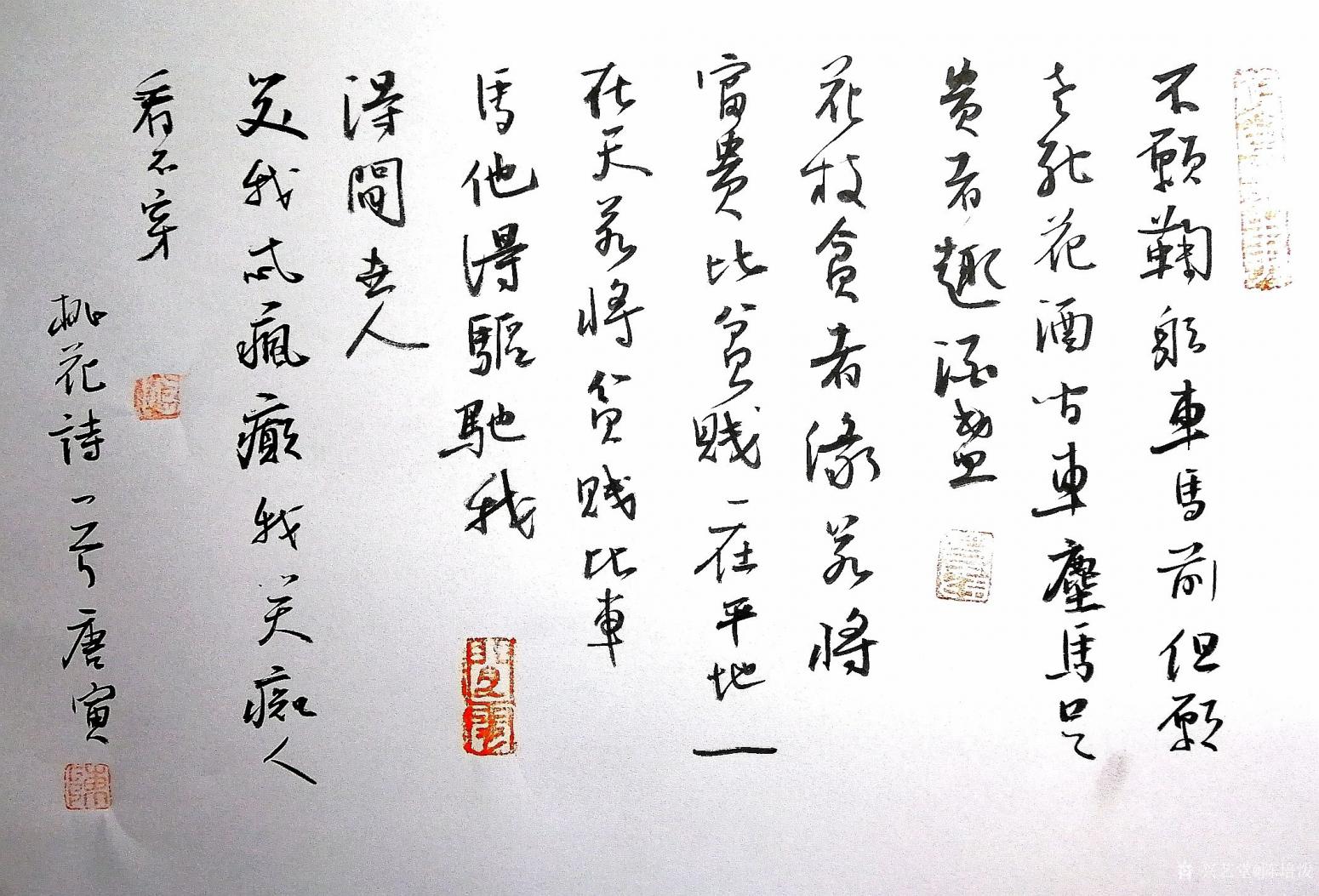 陳培潑書法作品《梅花詩(shī)》【圖0】