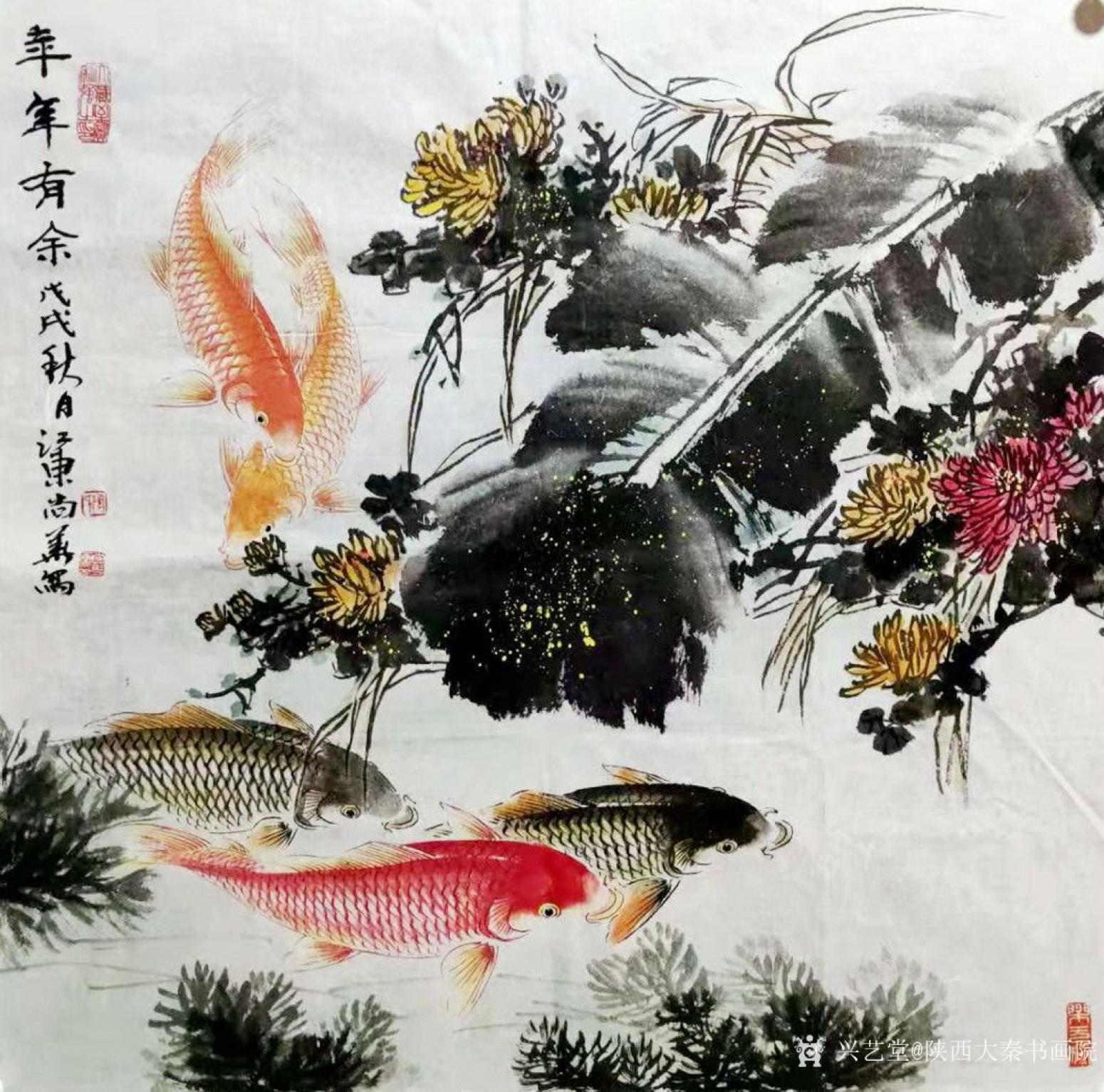 陜西大秦書畫院國畫作品《陶尚華四尺斗方作品》【圖0】