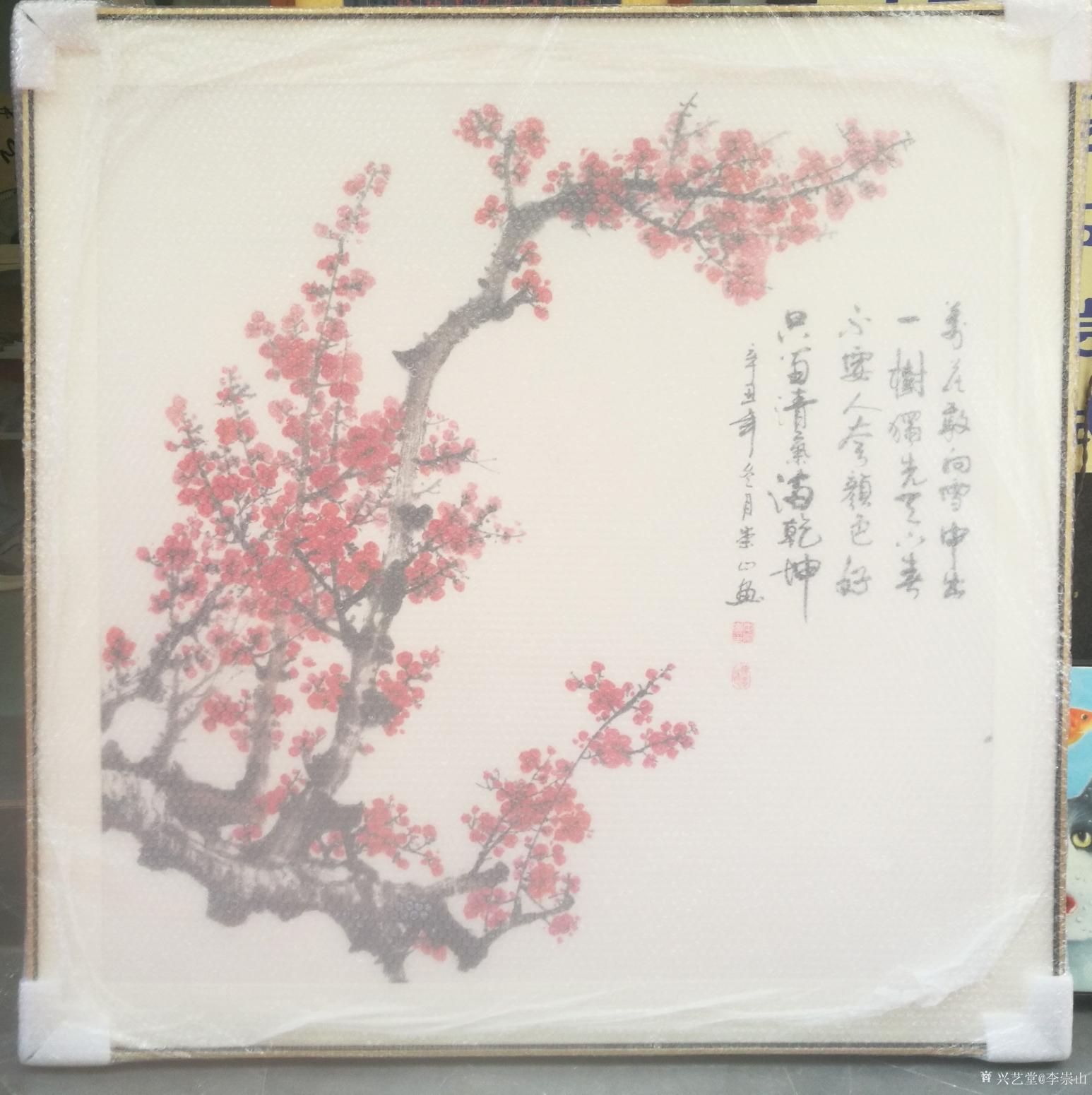 李崇山國畫作品《梅花》【圖0】