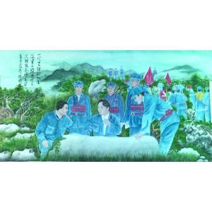 顧順強(qiáng)國(guó)畫(huà)作品-《【軍人】作者顧順強(qiáng)》