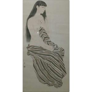 郭志威國(guó)畫作品-《【工筆寫實(shí)美女圖】作者郭志威》