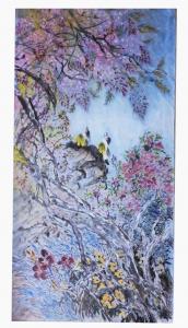 藝術(shù)品圖片:藝術(shù)家雅涵一一主人鳳喜國畫作品名稱《繁花似錦》價(jià)格88600.00 元