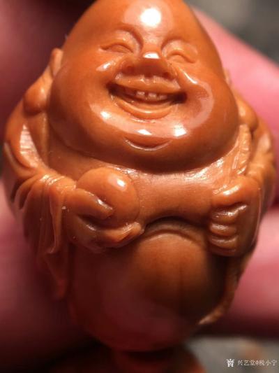 稅小寧日記-核雕:題材:八寶彌勒 尺寸:2.2*2.8左右核質(zhì):四花油核 蘇工最受歡迎的彌勒【圖5】